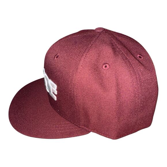 Rhude Rare X Starter Black Label The Natural Maroon Snapback Cap Hat White Logo - Picture 3 of 6